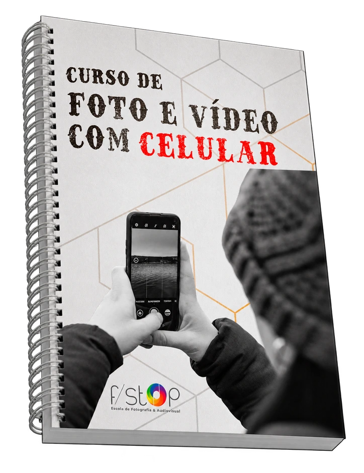Apostila impressa do curso de Foto e Vídeo com Celular da F/Stop